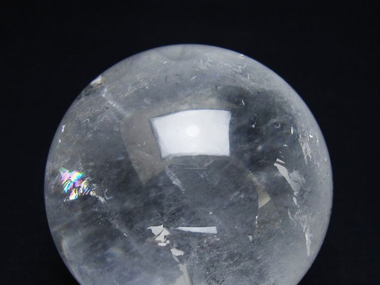 水晶 丸玉 56mm スフィア 置物 水晶玉 一点物 151-8949