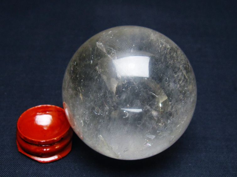 水晶 丸玉 54mm スフィア 置物 水晶玉 一点物 151-8950