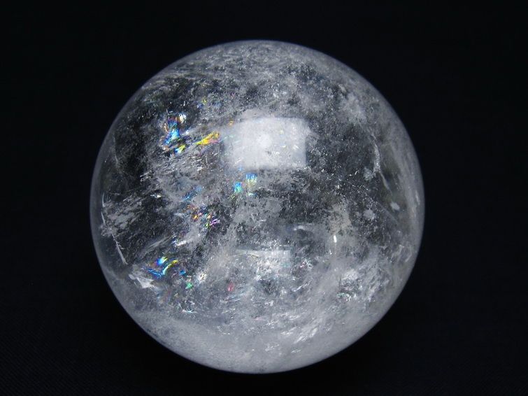 水晶 丸玉 54mm スフィア 置物 水晶玉 一点物 151-8951