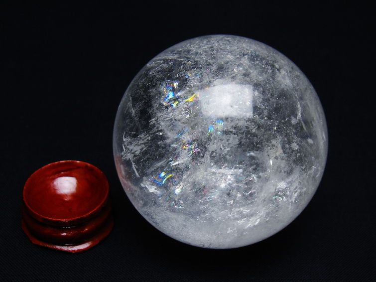 水晶 丸玉 54mm スフィア 置物 水晶玉 一点物 151-8951
