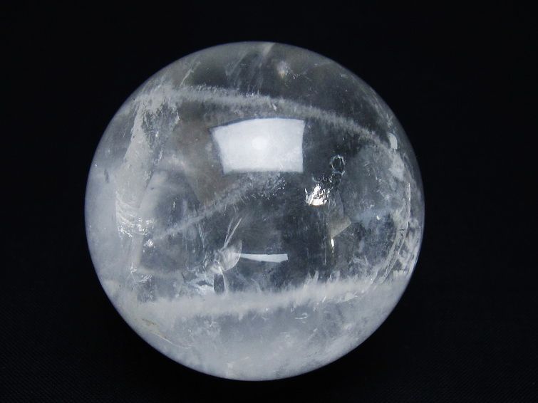 水晶 丸玉 56mm スフィア 置物 水晶玉 一点物 151-8953