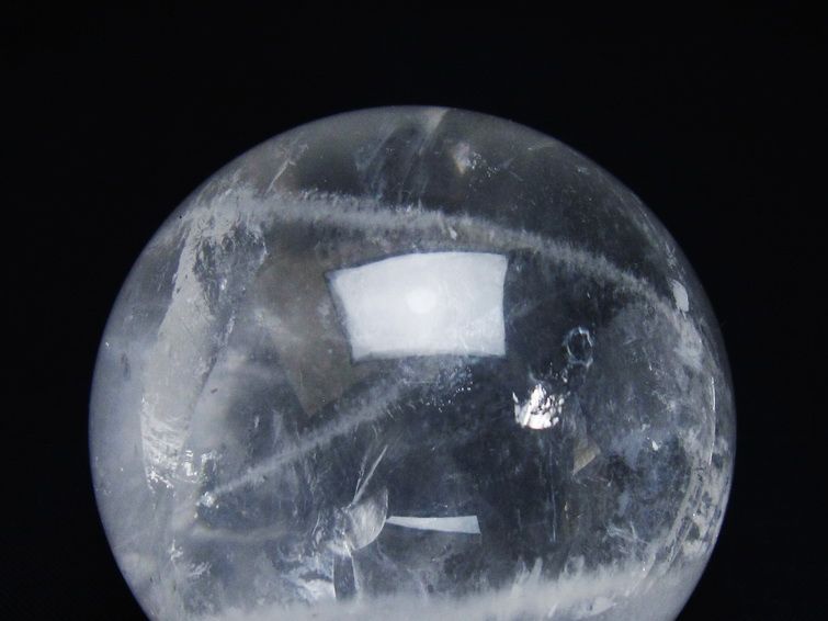 水晶 丸玉 56mm スフィア 置物 水晶玉 一点物 151-8953