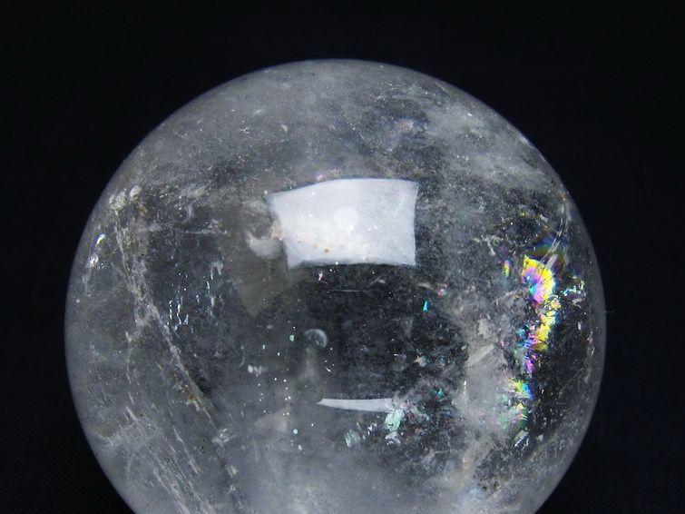 水晶 丸玉 57mm スフィア 置物 水晶玉 一点物 151-8957