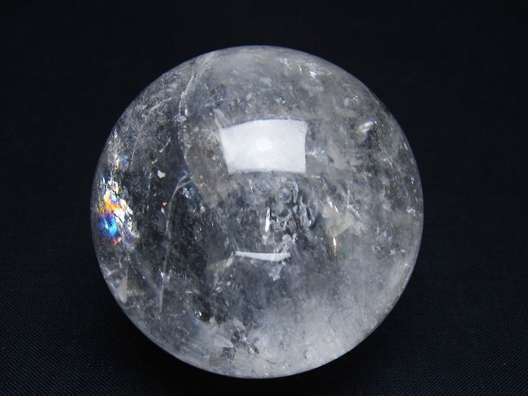 水晶 丸玉 57mm スフィア 置物 水晶玉 一点物 151-8958