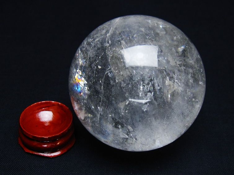 水晶 丸玉 57mm スフィア 置物 水晶玉 一点物 151-8958 – 天然石