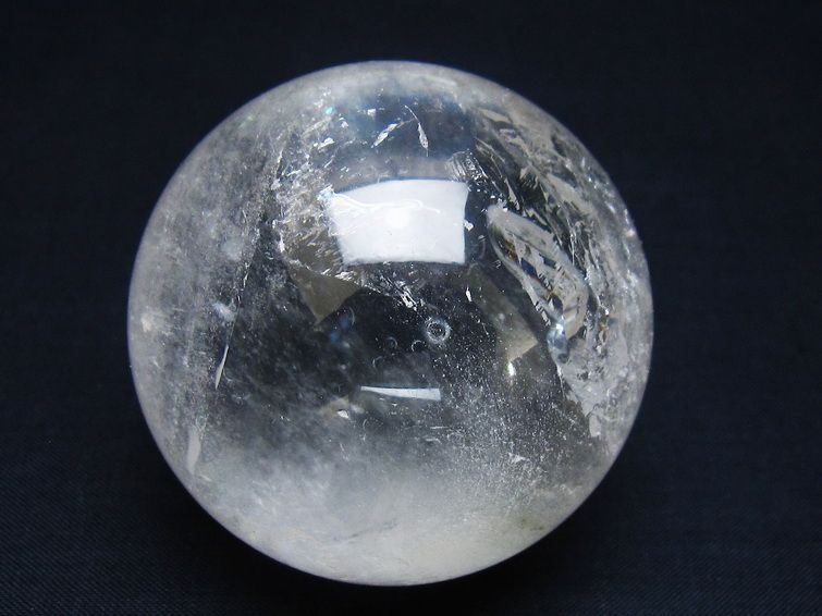 水晶 丸玉 59mm スフィア 置物 水晶玉 一点物 151-8960