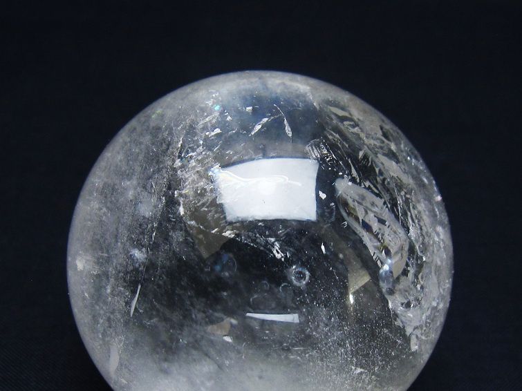 水晶 丸玉 59mm スフィア 置物 水晶玉 一点物 151-8960