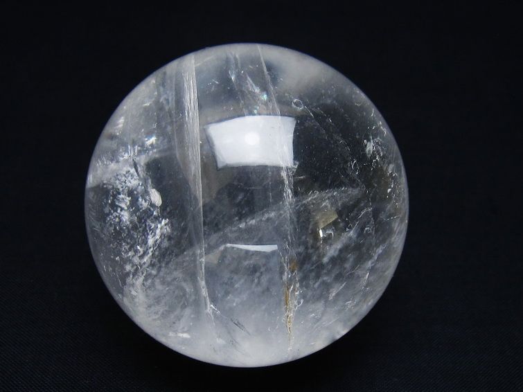 水晶 丸玉 59mm スフィア 置物 水晶玉 一点物 151-8961