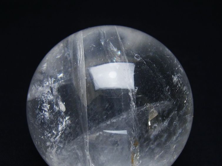 水晶 丸玉 59mm スフィア 置物 水晶玉 一点物 151-8961