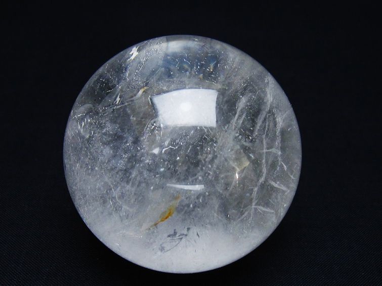 水晶 丸玉 58mm スフィア 置物 水晶玉 一点物 151-8962