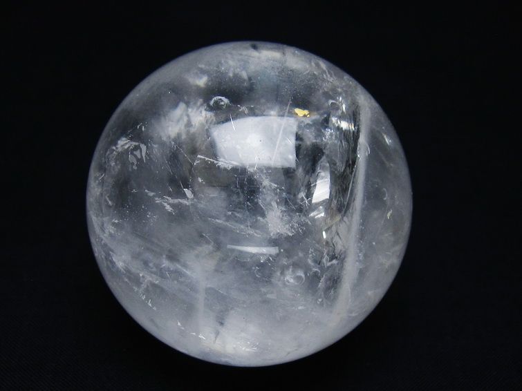 水晶 丸玉 57mm スフィア 置物 水晶玉 一点物 151-8963