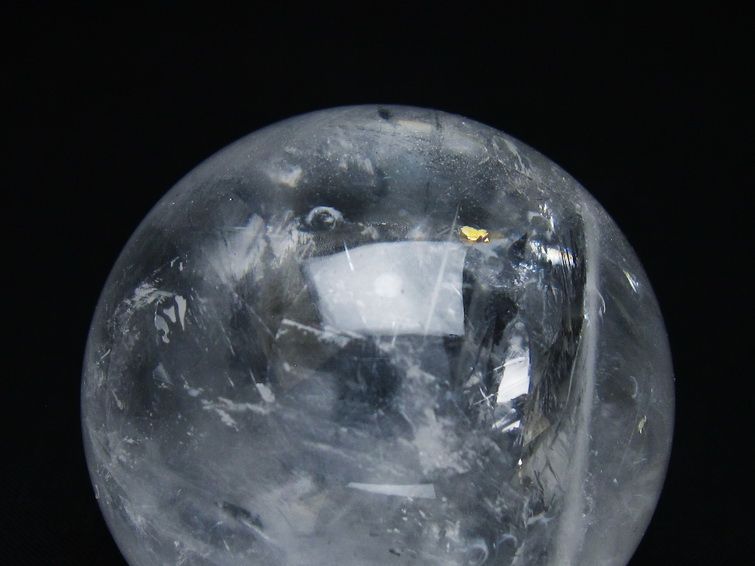 水晶 丸玉 57mm スフィア 置物 水晶玉 一点物 151-8963