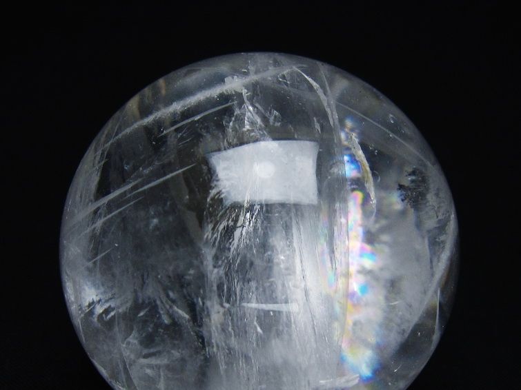 水晶 丸玉 60mm スフィア 置物 水晶玉 一点物 151-8964
