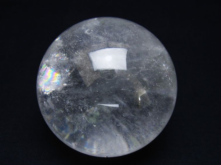 水晶 丸玉 60mm スフィア 置物 水晶玉 一点物 151-8965
