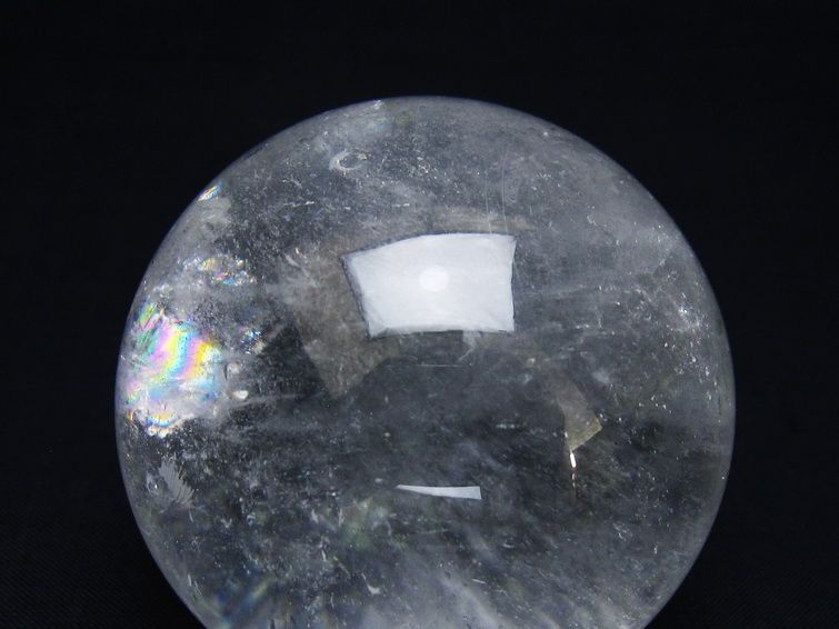 水晶 丸玉 60mm スフィア 置物 水晶玉 一点物 151-8965