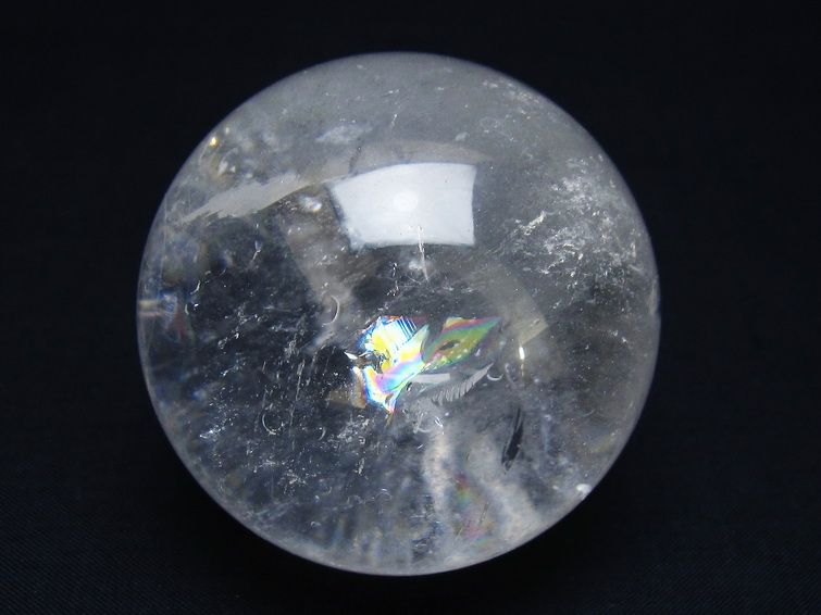水晶 丸玉 62mm スフィア 置物 水晶玉 一点物 151-8968