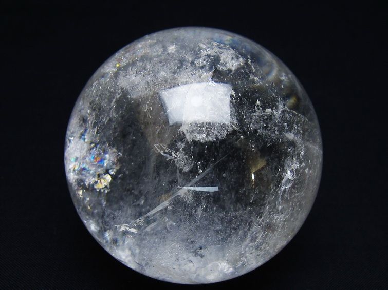 水晶 丸玉 62mm スフィア 置物 水晶玉 一点物 151-8969