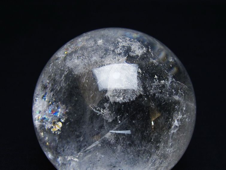 水晶 丸玉 62mm スフィア 置物 水晶玉 一点物 151-8969