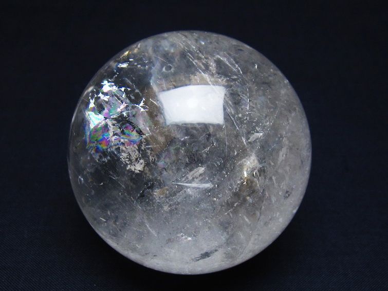 水晶 丸玉 64mm スフィア 置物 水晶玉 一点物 151-8970