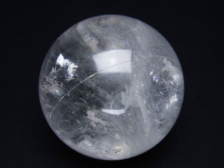 水晶 丸玉 65mm スフィア 置物 水晶玉 一点物 151-8972