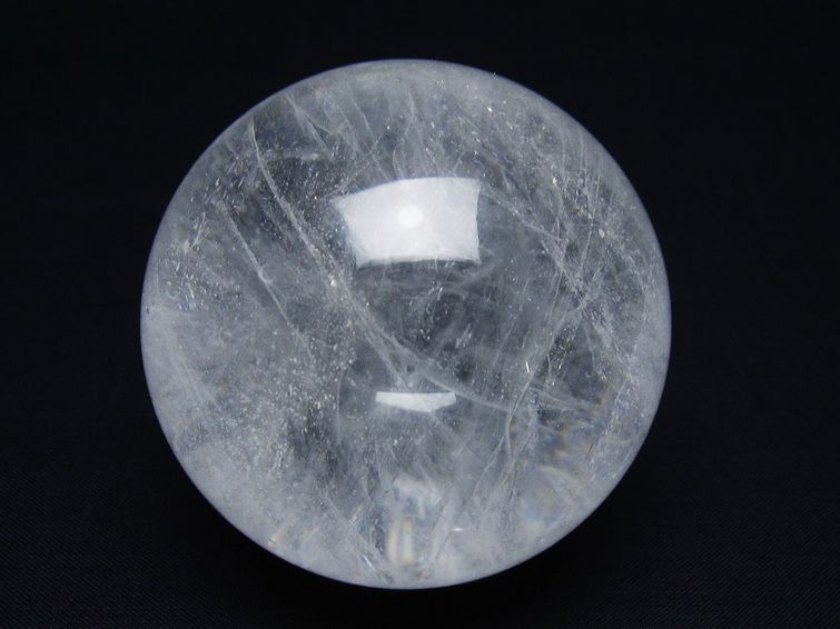水晶 丸玉 65mm スフィア 置物 水晶玉 一点物 151-8974