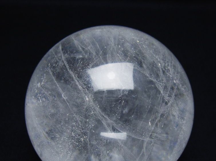 水晶 丸玉 65mm スフィア 置物 水晶玉 一点物 151-8974