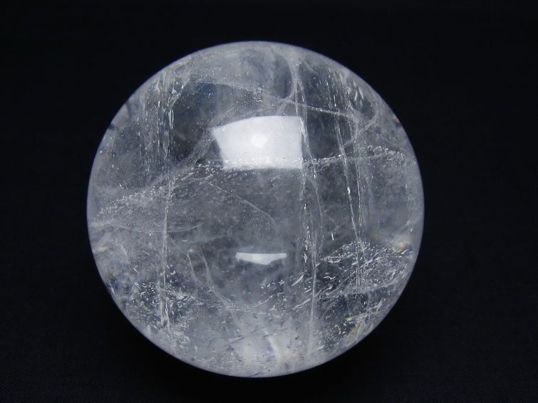 水晶 丸玉 68mm スフィア 置物 水晶玉 一点物 151-8978