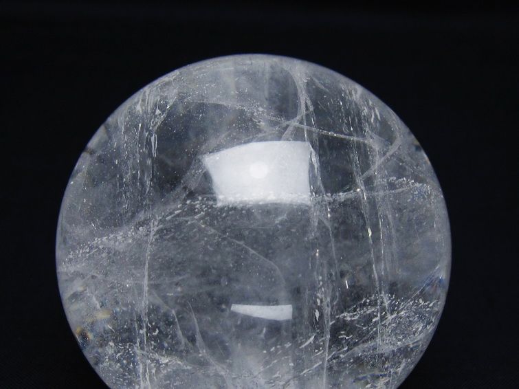水晶 丸玉 68mm スフィア 置物 水晶玉 一点物 151-8978