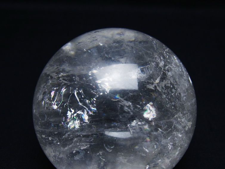 水晶 丸玉 67mm スフィア 置物 水晶玉 一点物 151-8979