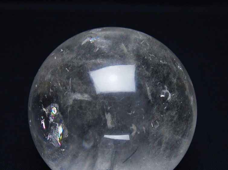 水晶 丸玉 68mm スフィア 置物 水晶玉 一点物 151-8980