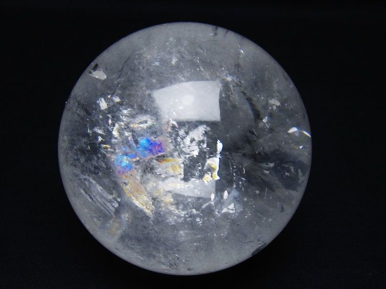 水晶 丸玉 69mm スフィア 置物 水晶玉 一点物 151-8981