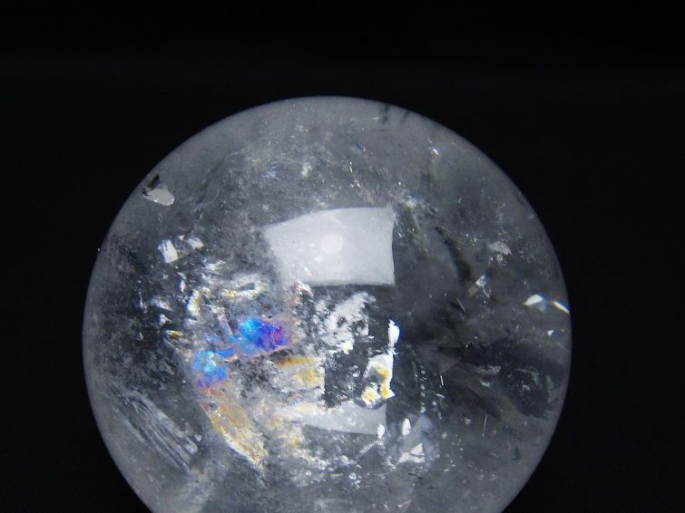 水晶 丸玉 69mm スフィア 置物 水晶玉 一点物 151-8981
