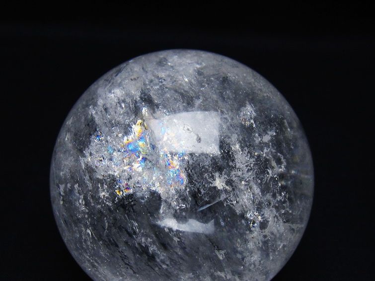 水晶 丸玉 69mm スフィア 置物 水晶玉 一点物 151-8982
