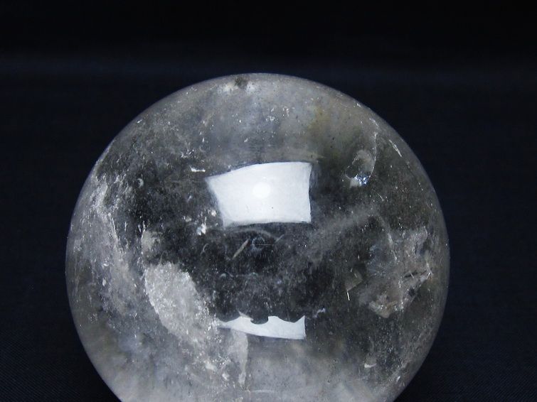 水晶 丸玉 71mm スフィア 置物 水晶玉 一点物 151-8983