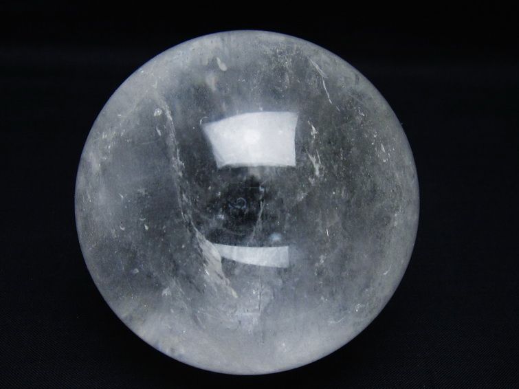水晶 丸玉 82mm スフィア 置物 水晶玉 一点物 151-8986