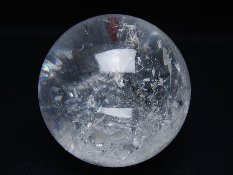 水晶 丸玉 81mm スフィア 置物 水晶玉 一点物 151-8987 [sold out]