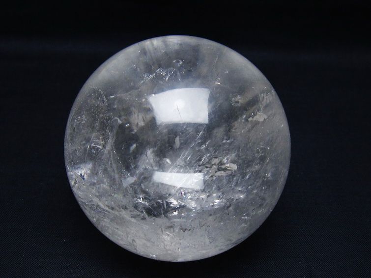 水晶 丸玉 75mm スフィア 置物 水晶玉 一点物 151-8990 【sold out】