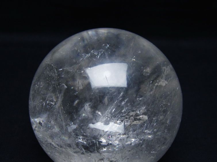 水晶 丸玉 75mm スフィア 置物 水晶玉 一点物 151-8990 【sold out】