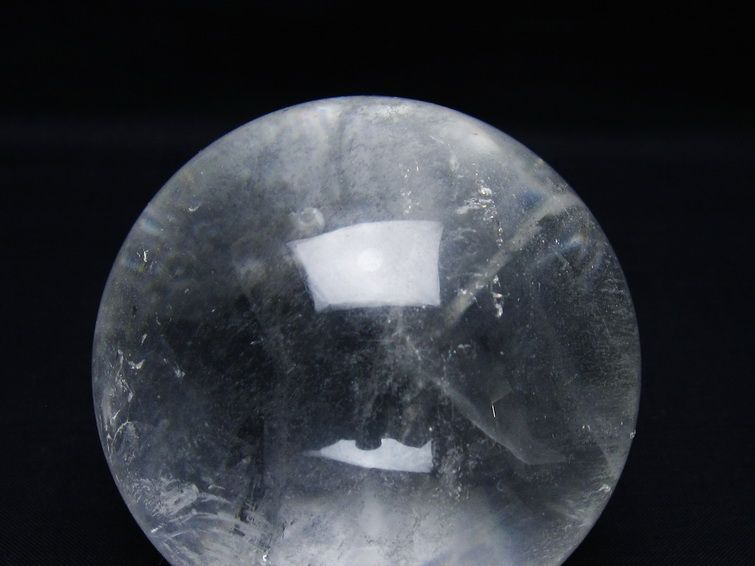 水晶 丸玉 73mm スフィア 置物 水晶玉 一点物 151-8993
