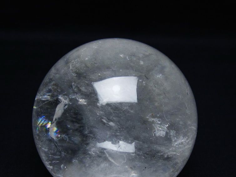 水晶 丸玉 70mm スフィア 置物 水晶玉 一点物 151-8994