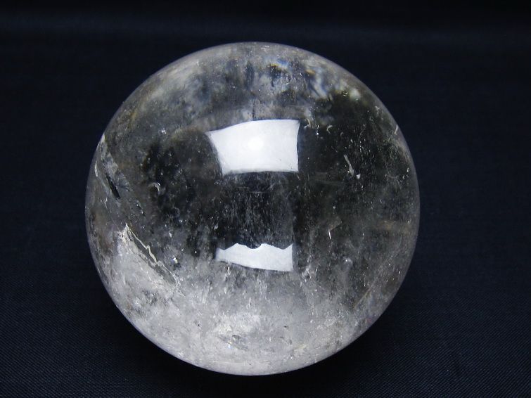 水晶 丸玉 67mm スフィア 置物 水晶玉 一点物 151-8995