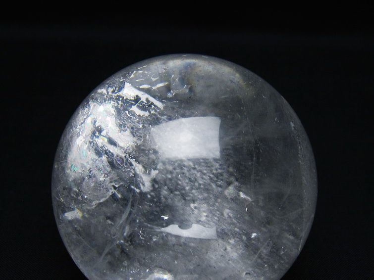 水晶 丸玉 65mm スフィア 置物 水晶玉 一点物 151-8996