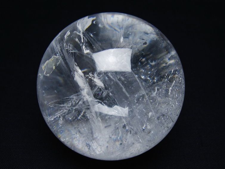 水晶 丸玉 63mm スフィア 置物 水晶玉 一点物 151-9001
