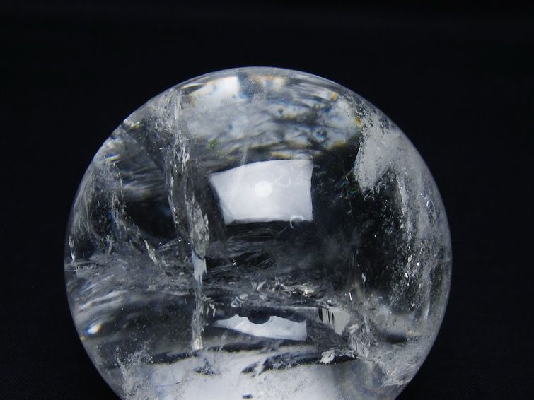 水晶 丸玉 63mm スフィア 置物 水晶玉 一点物 151-9003