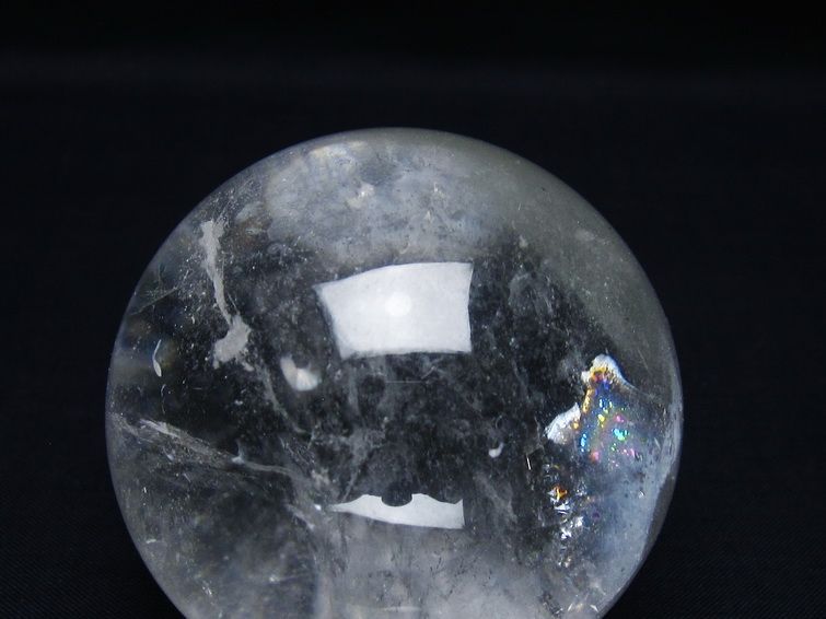 水晶 丸玉 63mm スフィア 置物 水晶玉 一点物 151-9004
