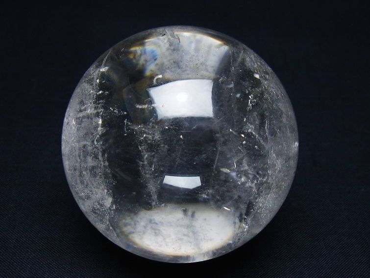 水晶 丸玉 59mm スフィア 置物 水晶玉 一点物 151-9010