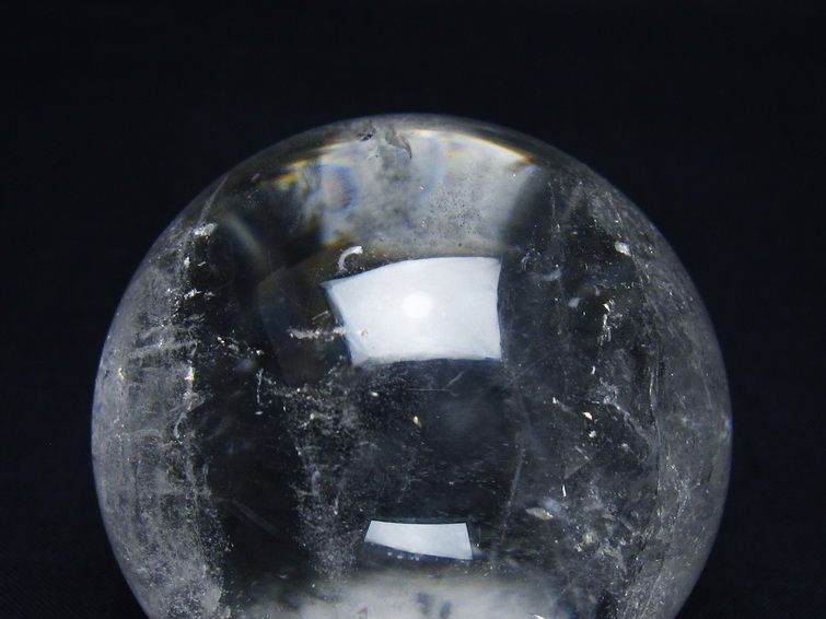 水晶 丸玉 59mm スフィア 置物 水晶玉 一点物 151-9010