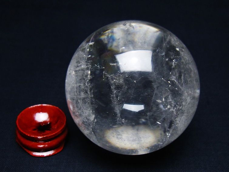 水晶 丸玉 59mm スフィア 置物 水晶玉 一点物 151-9010