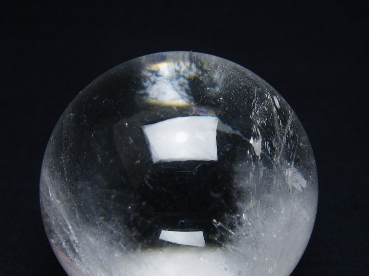 水晶 丸玉 59mm スフィア 置物 水晶玉 一点物 151-9011