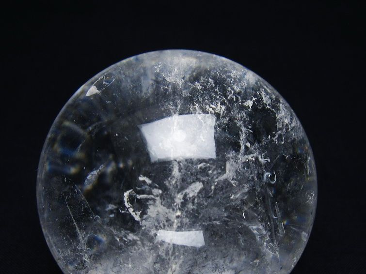 水晶 丸玉 59mm スフィア 置物 水晶玉 一点物 151-9012